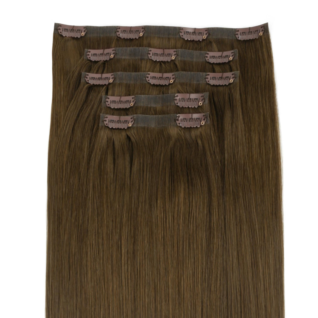 Chocolate Brown Invisible Clip-ins